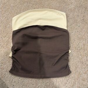 Amazon Women's Tube Tops - Cream and Brown